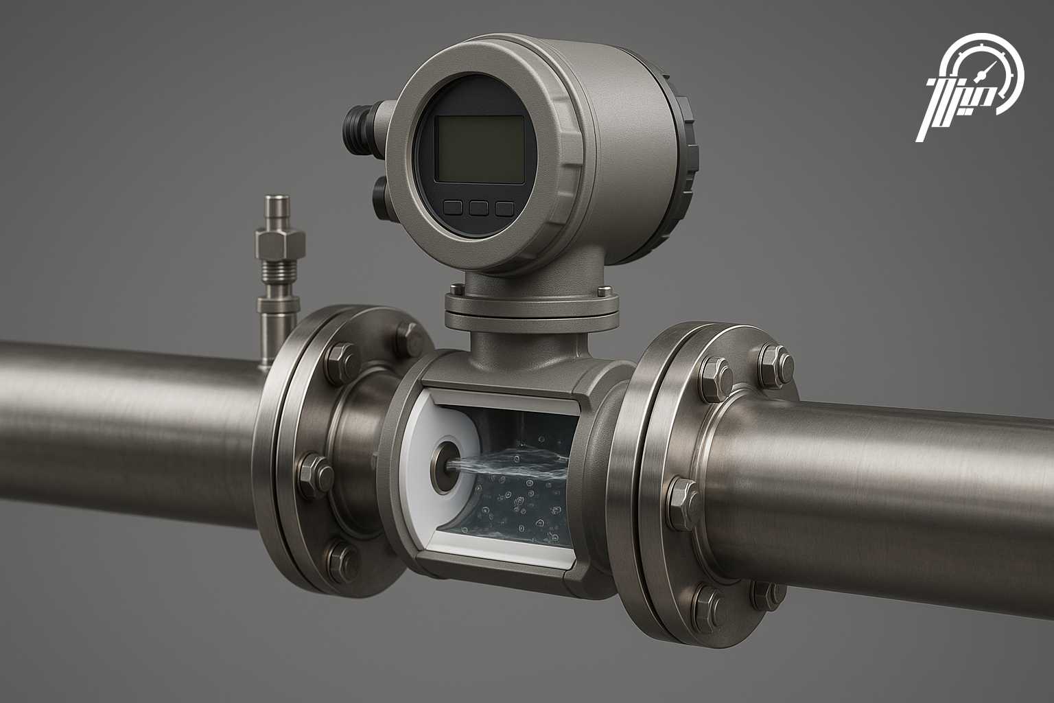 رسانایی سیال بر فلومتر مغناطیسی